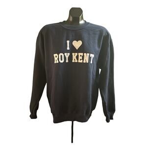 I Love Roy Kent Sweatshirt Medium Navy Blue Ted Lasso Crewneck